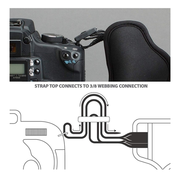 USA GEAR Professional Camera Grip Hand Strap - Picture 5 of 6